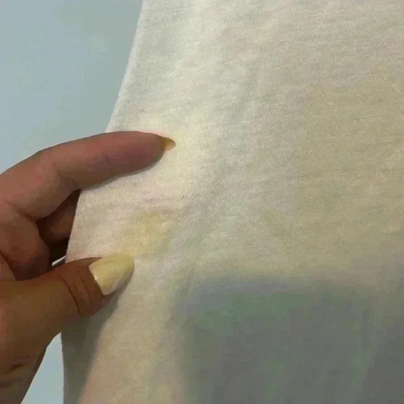 Eileen Fisher  Size L White  100% Linen Sequin  Boho Tunic - Picture 4 of 5